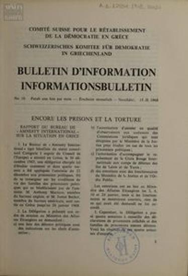 Bulletin d'Information / Informations Bulletin (12584)