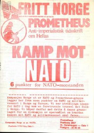 Fritt Norge, organ for kampanjen Norge av NATO