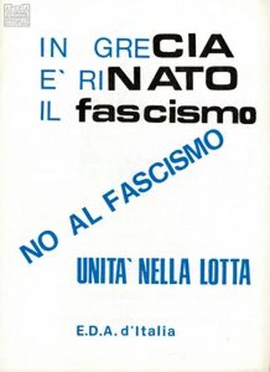 «In Grecia e’ rinato il fascismo»