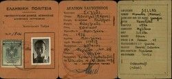 ID card false, No 1906, Issued in Athens by Hebert, 10 September 1943.