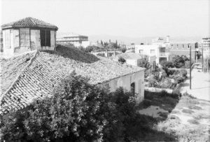 The Synagogue of Komotini. Photo taken from wall south of synagogue (SW).