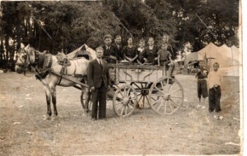 Mean of transport for the monastery of St. Kyriaki at Loutro village of Imathia