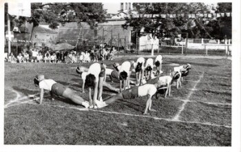 Gymnastic show of the Primary School at Sfikia village of Imathia