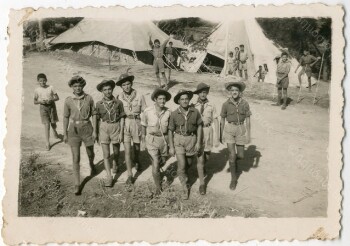 Scouts' camp at Baxe Tsifliki region