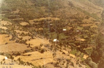 View of the village of Mouzena in the region of Qumushane in the Black sea region