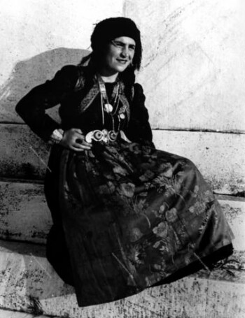 Woman from Vlasti village