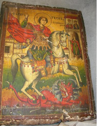 Saint George the dragonslayer