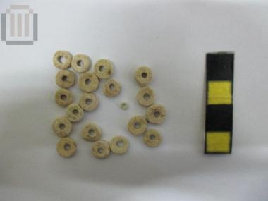 Disk-shaped bead