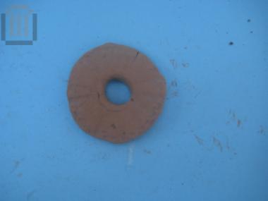 Clay wheel of a toy