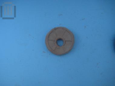 Clay wheel of a toy