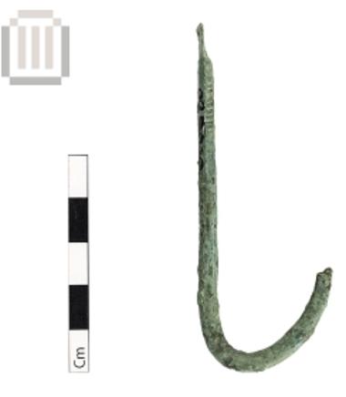 Bronze fishing hook from Ladochori