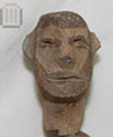 Terracotta head of a bearded male