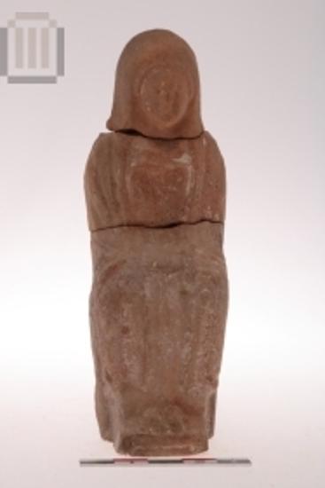 Clay female figurine