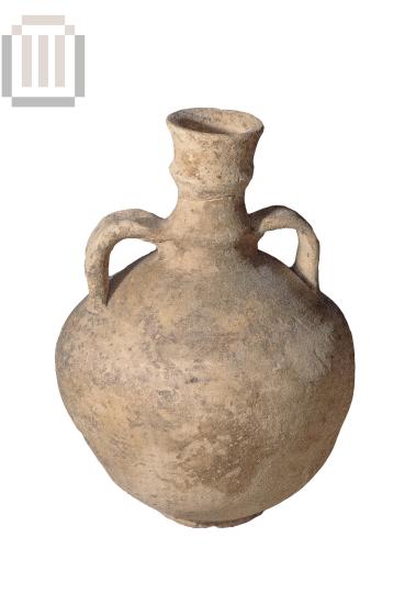 Clay amphoriskos