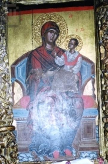 Mother of God enthroned Brephokratousa