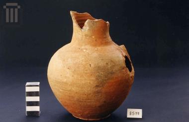 Jug with cutaway neck