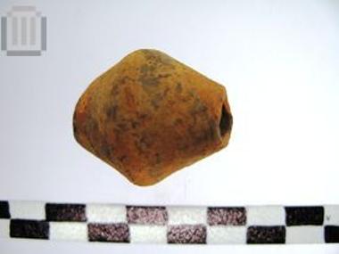 Clay spindle whorl