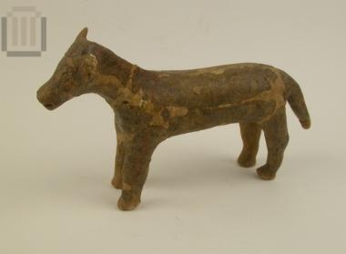Terracotta figurine of a mule (?)