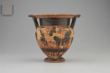 Attic black-figure column krater