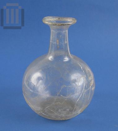 Glass globular vase