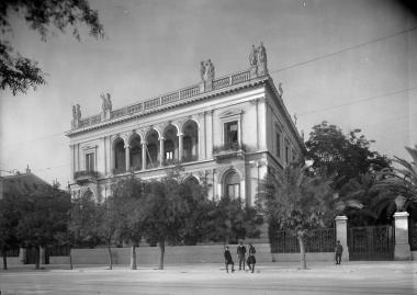 Athènes, maison Schliemann, rue de l' Université, 20 VI 19 (Αθήνα, οικία Σλήμαν, οδός Πανεπιστημίου, 20 Ιουνίου 1919)