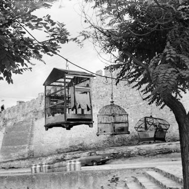 Στιγμιότυπο στα κάστρα στην Άνω Πόλη της Θεσσαλονίκης