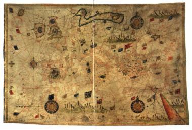 [Portolan chart of the Mediterranean], Georgio Sideri dicto Calapoda Cretensis fecit nel anno Domini 1563 die ... Iugiai