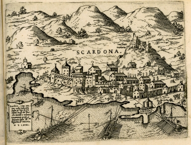 Η πόλη Σκραντίν στην Κροατία καθώς την επανακαταλαμβάνουν οι Οθωμανοί.