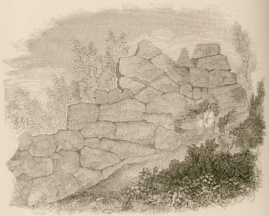 Αρχαία τείχη στην Ιθάκη.