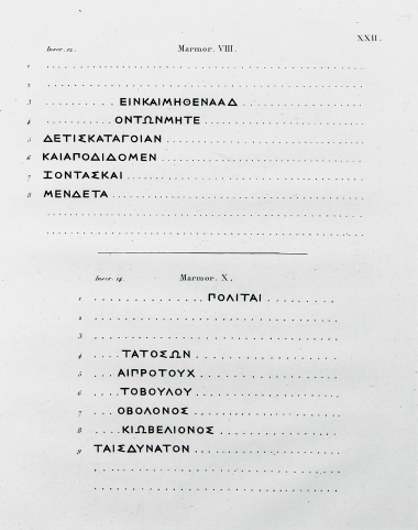 Επιγραφές στην Καρθαία της Κέας.