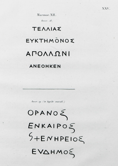 Επιγραφές στην Καρθαία της Κέας.