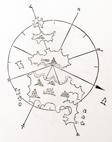 Χάρτης της Πάρου και της Αντιπάρου.