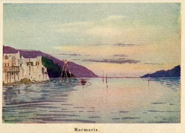 Το λιμάνι στο Μαρμαρίς στη Μικρά Ασία.