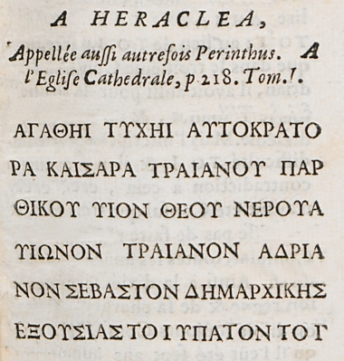 Επιγραφές από την Ηράκλεια της Ανατολικής Θράκης (σήμερα Ερεγλί).