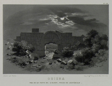 Η δυτική πύλη της Αφροδισιάδας της Καρίας, από το εξωτερικό των τειχών.