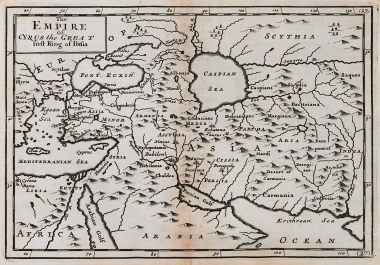 Χάρτης του βασιλείου του Κύρου Α΄ της Περσίας.