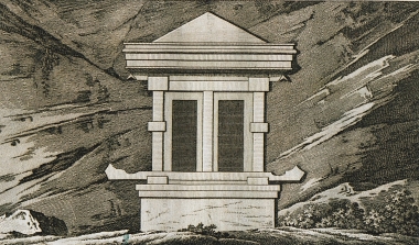 Λυκιακός τάφος στην αρχαία Τελμησσό.