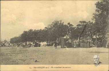 Salonique 1917. - En attendant des secours