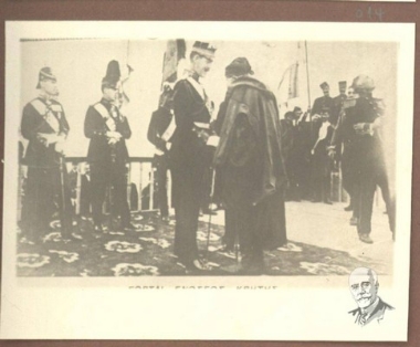 From a celebration honouring the Unification of Crete with Greece. December 1913.